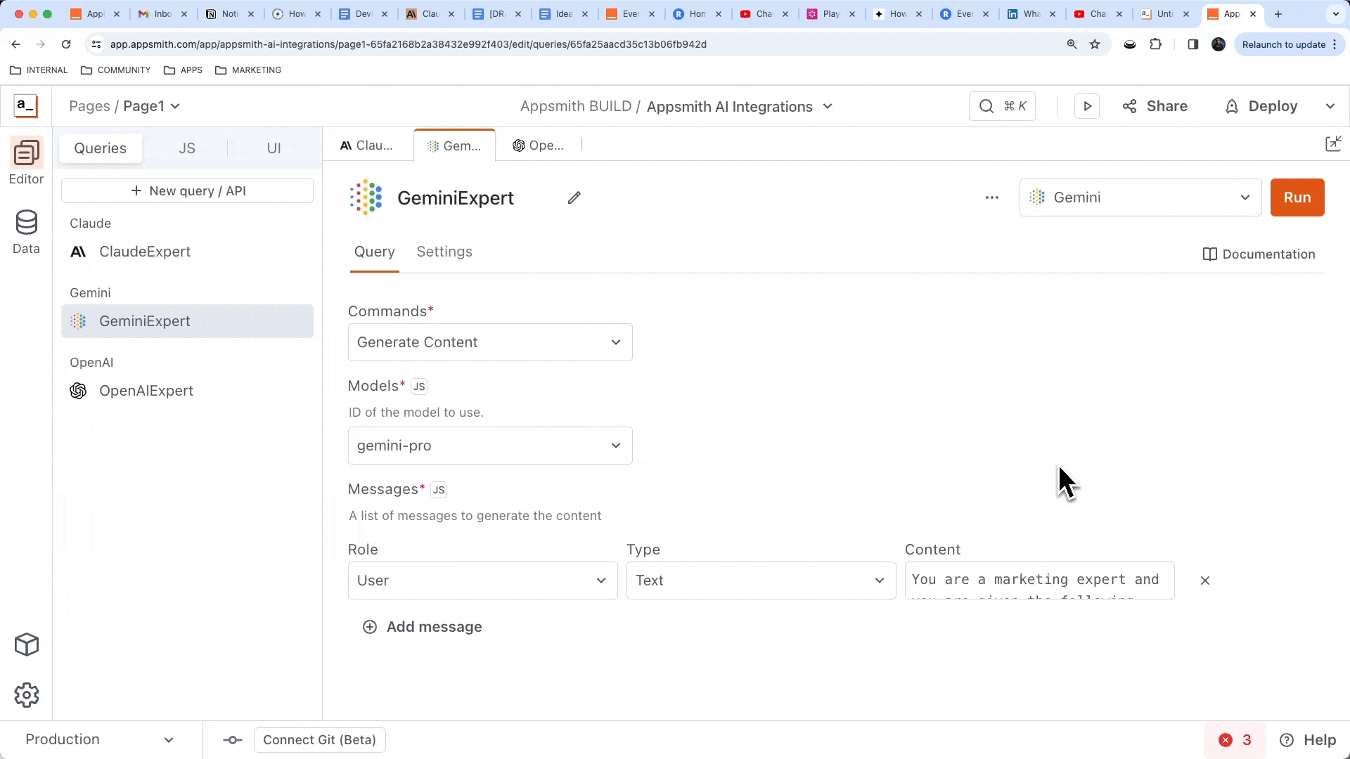 A gif of a new feature.