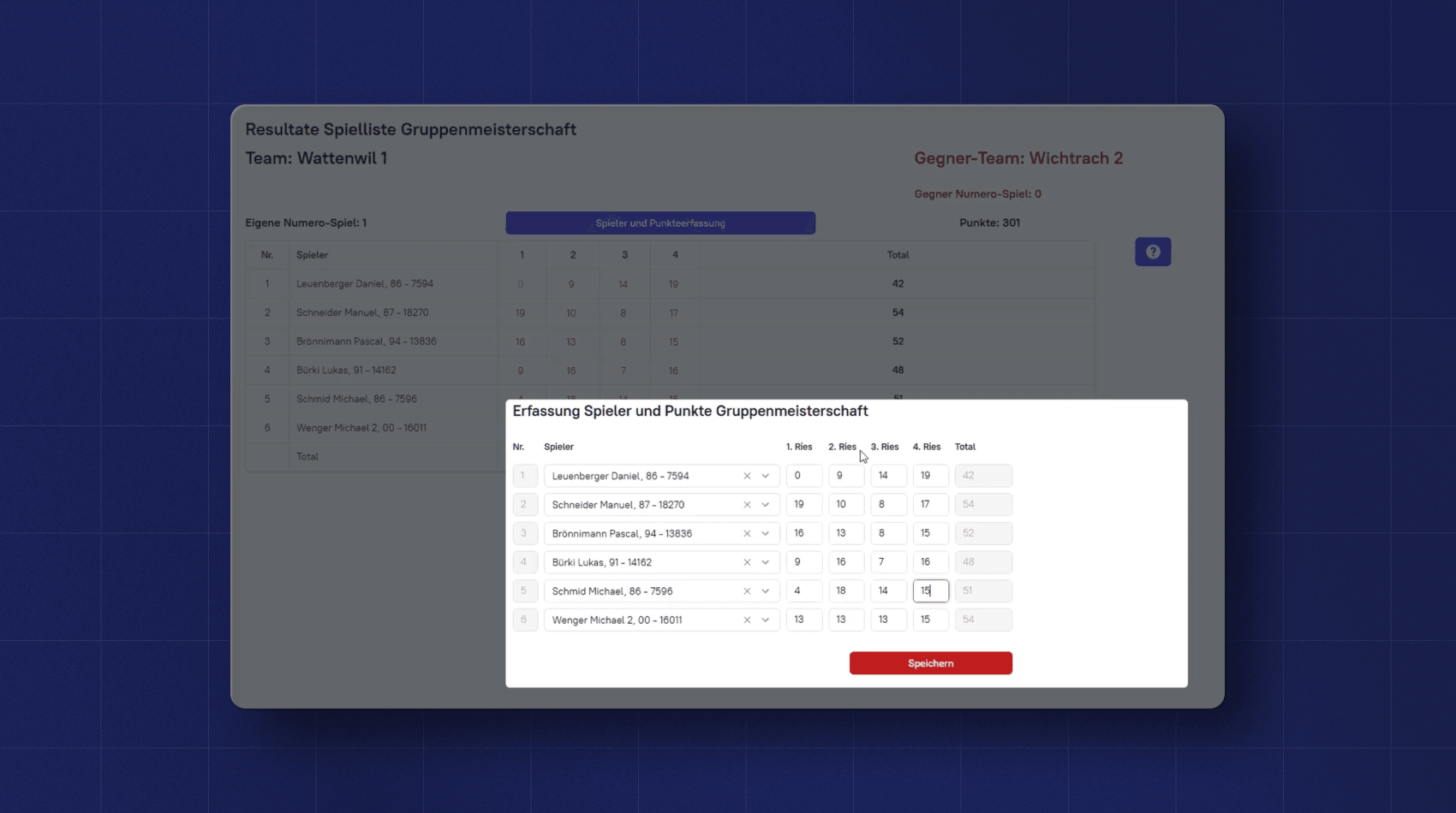 An image with blue background and a screenshot of Table widgets improvements in Appsmith