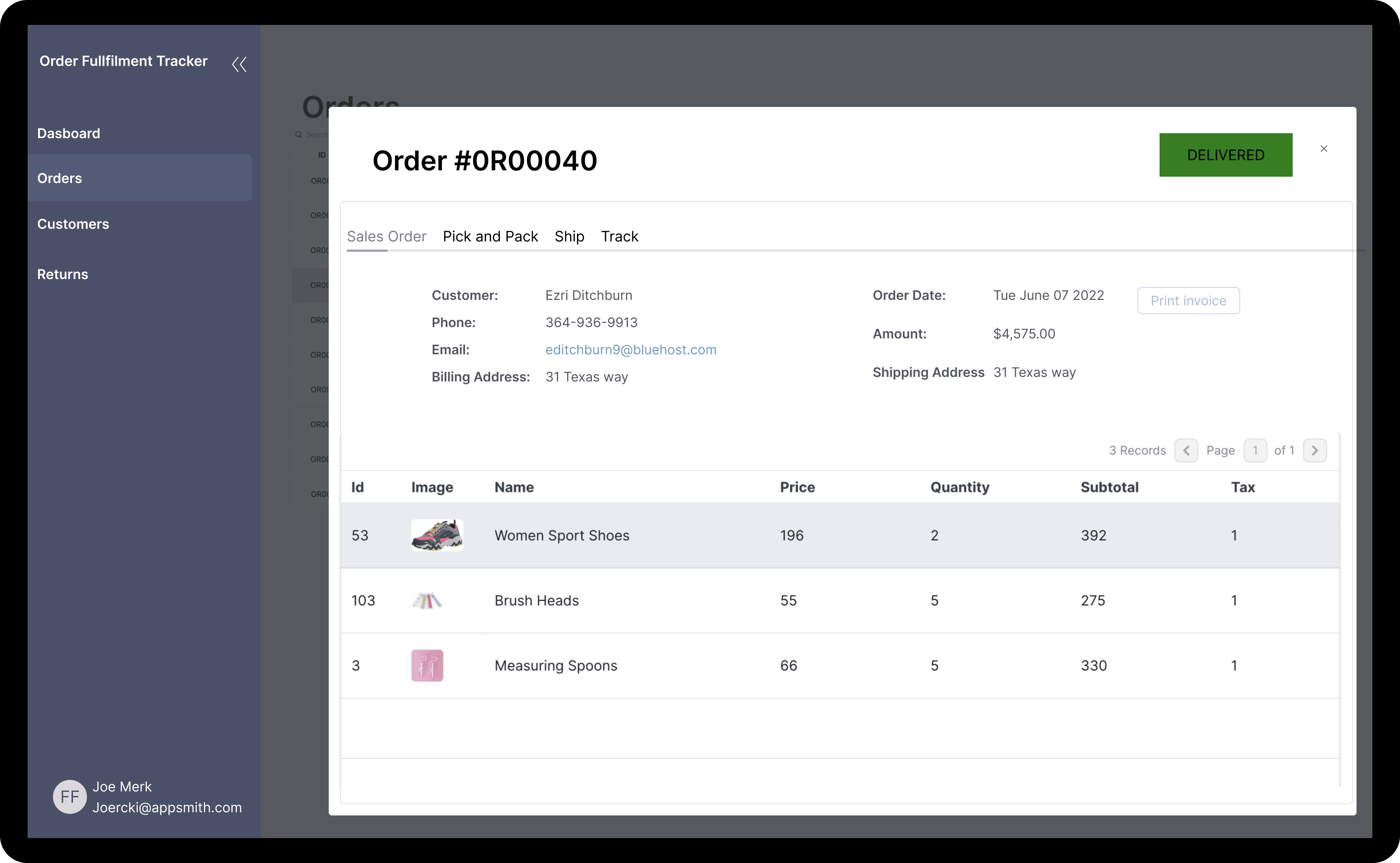 Order Fulfillment Tracker Template Cover