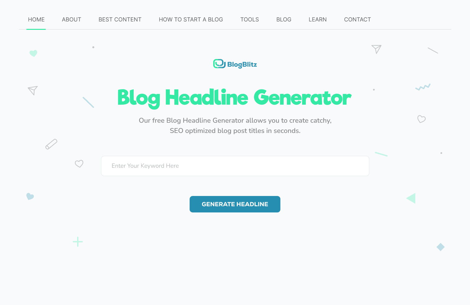 Blog Headline Generator