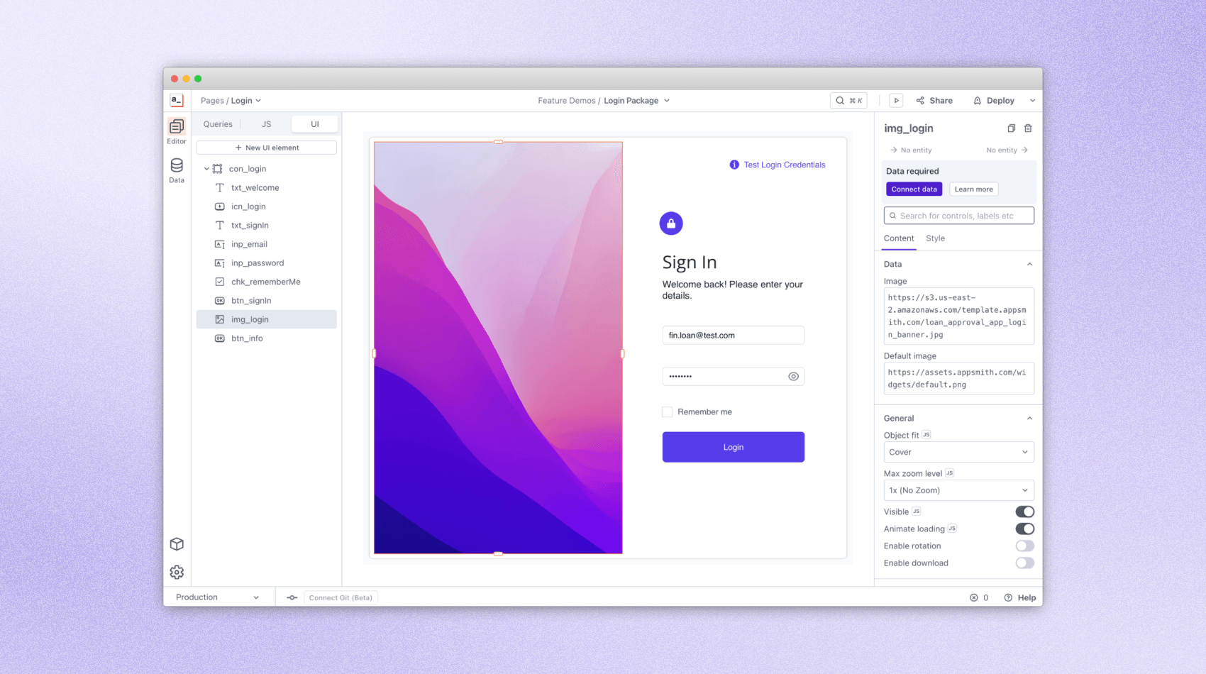 An image with lilac background and a screenshot of packages.