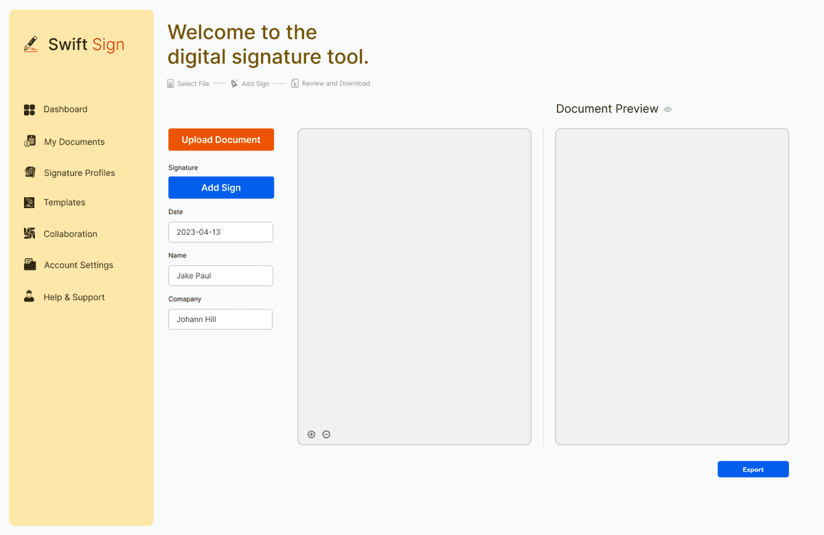 Create a Secure Digital Signature Tool