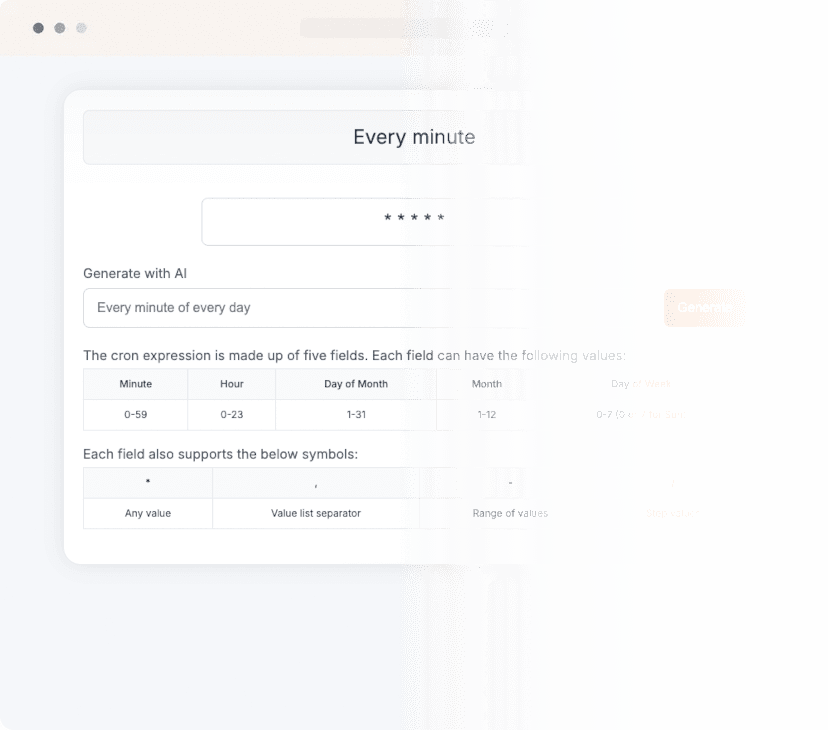 Cron Expression Generator