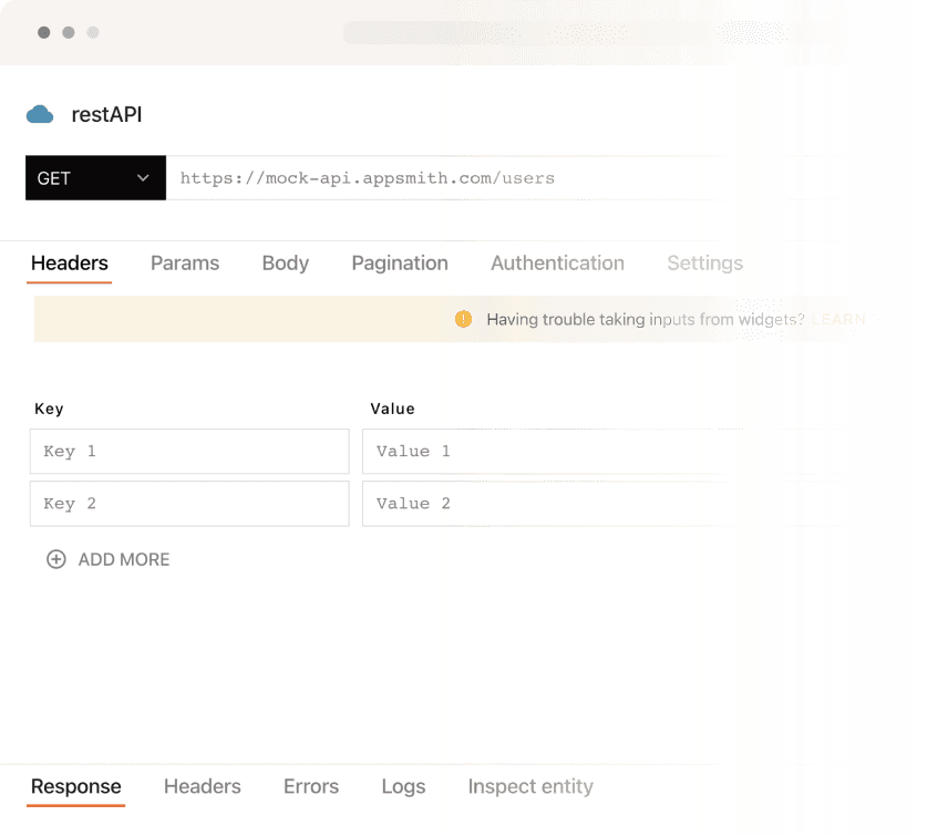 Integrate with any REST API