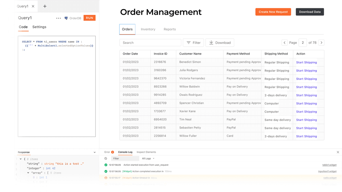 Build an Order Management Tracker in Less Than 10 Minutes